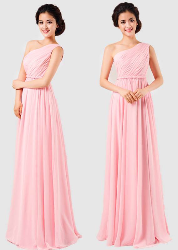 đầm dạ hội màu hồng pastel cao cấp