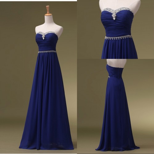 Đầm dạ hội cao cấp màu xanh tím DA 48