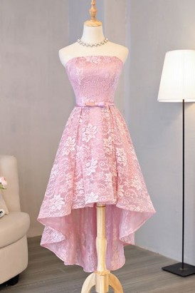 Đầm dạ hội cao cấp ngắn màu hồng DA 74