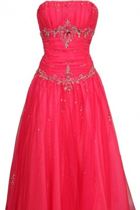 Đầm dạ hội cao cấp màu hồng đậm DA 59