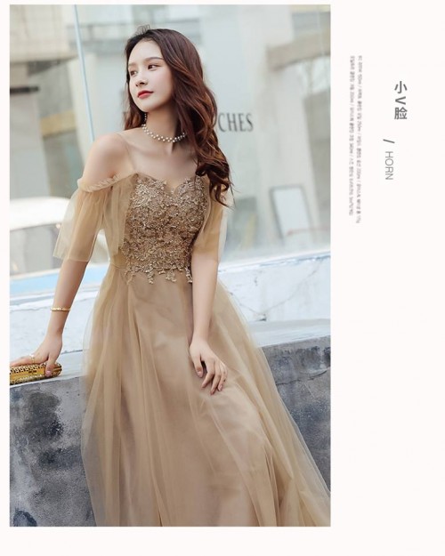 Đầm dạ hội màu ruốc DA 229