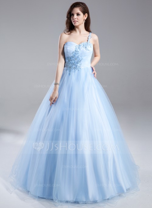 Váy dạ hội công chúa màu xanh dương DA 159