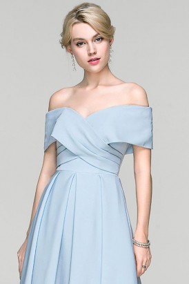 Váy dạ hội thời trang màu xanh dương nhạt DA 181